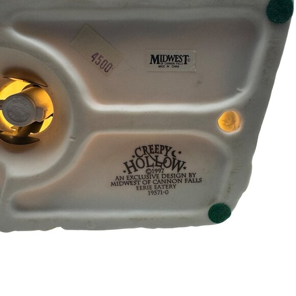 Midwest Of Cannon Falls Creepy Hollow Lighted Eerie Eatery Halloween Village Dec - Picture 6 of 6